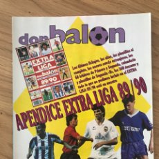 Coleccionismo deportivo: DON BALÓN APÉNDICE EXTRA LIGA TEMPORADA 89/90 1989 1990
