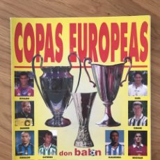 Coleccionismo deportivo: DON BALÓN EXTRA COPAS EUROPEAS NUMERO 38 TEMPORADA 97/98 1997/1998