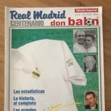 Coleccionismo deportivo: DON BALÓN EXTRA NÚMERO 59 CENTENARIO REAL MADRID 1902-2002
