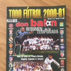 Coleccionismo deportivo: DON BALÓN EXTRA NÚMERO 54 TODO FÚTBOL TEMPORADA 2000-2001. Lote 358119810