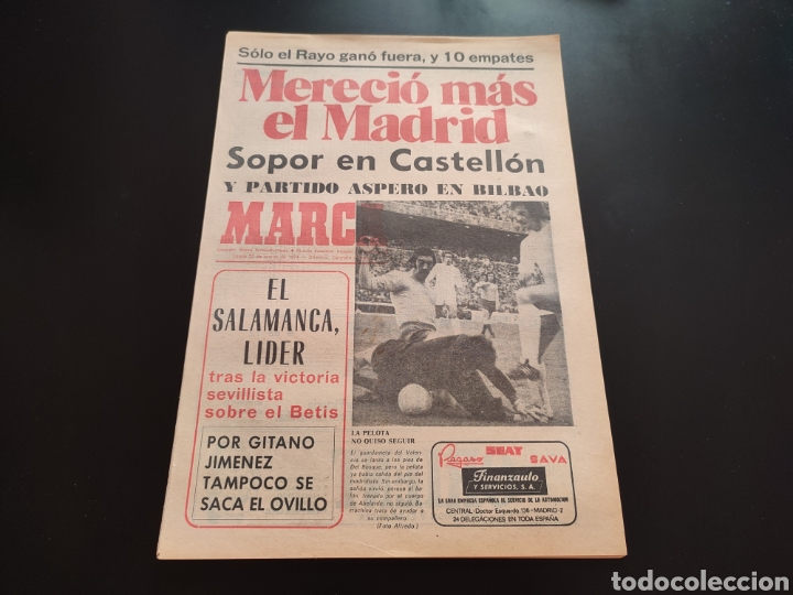 Sammelleidenschaft Sport: 25/03/1974. ESPA&Ntilde;OL ELCHE REAL MADRID VALENCIA CASTELL&Oacute;N AT MADRID RESTO JORNADA LIGA