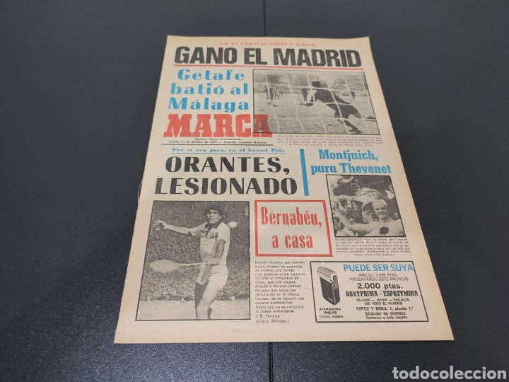 Collectionnisme sportif: 13/10/1977. REAL MADRID SEL AMARICA GETAFE M&Aacute;LAGA RESTO JORNADA