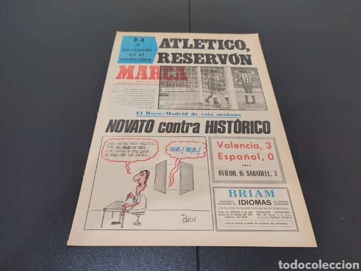 Sports collectibles: 30/10/1977. AT MADRID H&Eacute;RCULES VALENCIA ESPA&Ntilde;OL OVIEDO SABADELL JORNADA LIGA