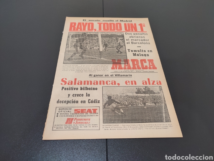 Sports collectibles: 31/10/1977. ELCHE BURGOS BARCELONA LAS PALMAS BETIS SALAMANCA RESTO JORNADA LIGA