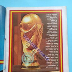 Coleccionismo deportivo: REVISTA EXTRA DON BALON Nº 349 INAUGURACIÓN MUNDIAL ESPAÑA 82-POSTER MARADONA BARÇA 1982 WORLD CUP. Lote 361405270
