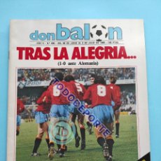 Coleccionismo deportivo: REVISTA DON BALON Nº 455 SELECCION ESPAÑOLA SEMIFINAL EURO 84 ESPECIAL ESPAÑA EUROCOPA 1984