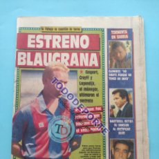 Coleccionismo deportivo: DIARIO SPORT 1989 FICHAJE KOEMAN FC BARCELONA BARÇA - CLEMENTE. Lote 361684995