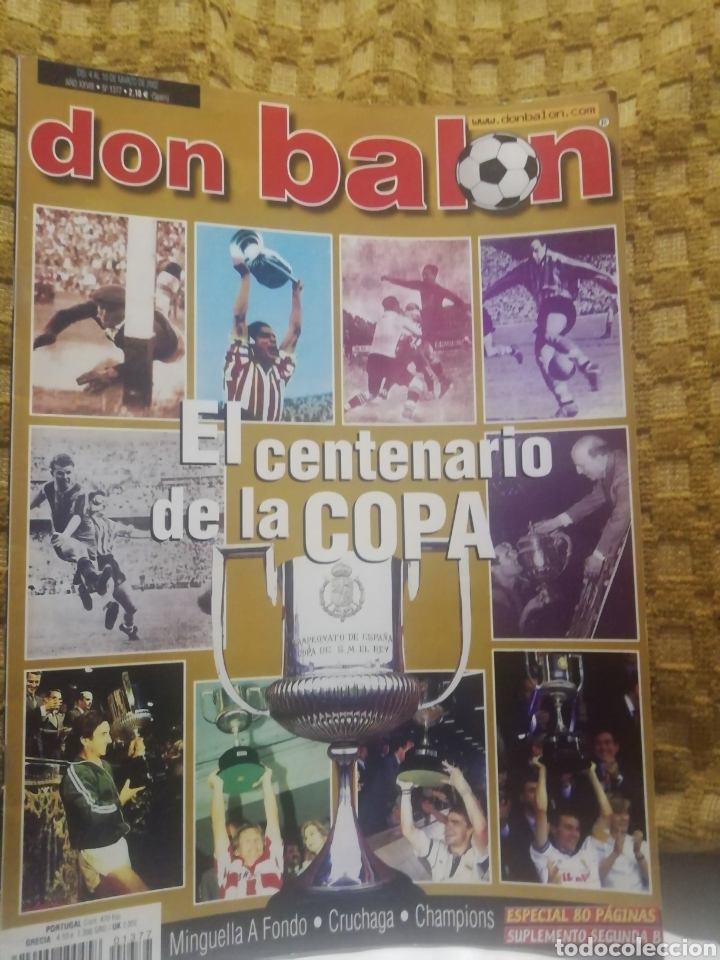 Coleccionismo deportivo: Don balon especial. Centenario de la Copa rey - Foto 1