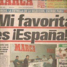 Coleccionismo deportivo: MARCA. 13 JUNIO 1994. JULEN GUERRERO, REDONDO, MICHEL, (P/B54). Lote 362958215