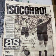 Coleccionismo deportivo: AS(29-12-1986)REAL MADRID 2-2 SPORTING GIJON HUGO SANCHEZ EMILIO SANCHEZ VICARIO MURCIA 2-1 ATLETICO. Lote 363209935