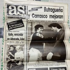 Coleccionismo deportivo: AS (25-4-1987)ELDUAYEN CICLISMO KELLY ESPAÑA ELOY REAL MADRID BAYERN MUNCHEN MELENAS PEDRAZA ZUBI. Lote 364250941