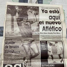 Coleccionismo deportivo: AS (23-8-1987) PAULO FUTRE QUINI TROFEO VILLA MADRID HOY ATLETICO MADRD LIVERPOOL ELCHE REAL MADRID. Lote 365820491