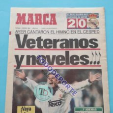 Coleccionismo deportivo: DIARIO MARCA 1994 LIGA 93/94 REAL MADRID DEPORTIVO CORUÑA MORALES - DERBI ASTURIAS SPORTING OVIEDO. Lote 365982561