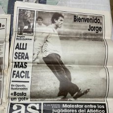 Coleccionismo deportivo: AS (23-10-1987) ANQUETIL REPORTAJE FOTOGRAFICO REAL MADRID 2-1 OPORTO CASSIUS CLAY BOXEO. Lote 366090261