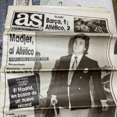 Coleccionismo deportivo: AS (29-10-1987) BARCELONA 1-2 ATLETICO MADRID MARCOS OSO DIAZ REAL MADRID AURELIA DOBRE. Lote 366092046