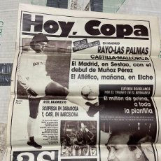 Coleccionismo deportivo: AS(11-11-1987)COPA ALEMAO CALGARY JESUS GIL SERGIO CASAL REAL MADRID SESTAO ARRIETA LATORRE HOLANDA. Lote 366098706