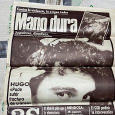 Coleccionismo deportivo: AS (13-11-1987) ULTRAS VIOLENCIA HUGO SANCHEZ BOTELLAZO SERGIO CASAL CABRINI MUÑOZ PEREZ. Lote 366100631