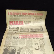 Coleccionismo deportivo: PERIODICO MARCA - SAN LORENZO DE ALMAGRO EN MESTALLA - FALLECIÓ MARIANO ARRATE - 26/12/1963. Lote 366377476