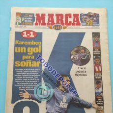 Coleccionismo deportivo: DIARIO MARCA 1997 CHAMPIONS LEAGUE 97/98 SEPTIMA REAL MADRID BAYER LEVERKUSEN KAREMBEU. Lote 366572726