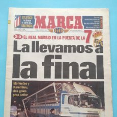 Coleccionismo deportivo: DIARIO MARCA 1997 CHAMPIONS LEAGUE 97/98 SEPTIMA REAL MADRID BORUSSIA DORTMUND SEMIFINALES PORTERIA. Lote 366573311