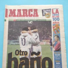 Coleccionismo deportivo: DIARIO MARCA 1998 CHAMPIONS LEAGUE 98/99 REAL MADRID STURM GRAZ AUSTRIA - RECOPA RCD MALLORCA. Lote 366574251