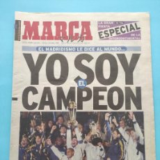 Coleccionismo deportivo: DIARIO MARCA 1998 EDICION ESPECIAL REAL MADRID CAMPEON INTERCONTINENTAL 98 VASCO DE GAMA RAUL. Lote 366574671