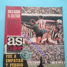Coleccionismo deportivo: REVISTA AS COLOR Nº 130 POSTER REAL MADRID 73/74 ALINEACION 1973/1974 - BOXEO