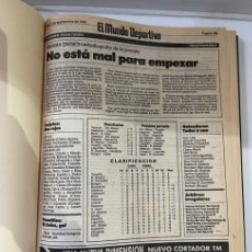 Coleccionismo deportivo: COLECCIÓN REVISTAS MUNDO DEPORTIVO CAMPEONATO DE LA LIGA 1990-1991. Lote 367868951