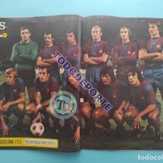 Coleccionismo deportivo: REVISTA AS COLOR Nº 239 POSTER FC BARCELONA 75/76 ALINEACION LIGA TEMPORADA 1975/1976 BARÇA CRUYFF
