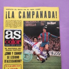 Coleccionismo deportivo: REVISTA AS COLOR Nº 347 1978 RAYO BARÇA CRUYFF LIGA 77/78 - KEMPES - HELENIO HERRERA BECKENBAUER