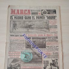 Coleccionismo deportivo: DIARIO MARCA 1953 LIGA 53/54 REAL MADRID 5-0 BARÇA - SPORTING CA OSASUNA MALLORCA OVIEDO RCD ESPAÑOL. Lote 371635376