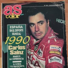 Coleccionismo deportivo: AS COLOR -ESPAÑA DEPORTE 1990 - CARLOS SAINZ
