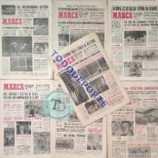 Coleccionismo deportivo: LOTE 7 DIARIO MARCA ORGINAL ATLETICO DE MADRID CAMPEON COPA GENERALISIMO 64/65 ATLETI 1964/1965. Lote 373622109
