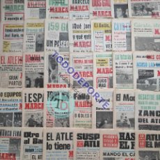 Coleccionismo deportivo: LOTE DIARIO MARCA ORGINAL 34 JORNADAS ATLETICO DE MADRID CAMPEON LIGA 72/73 ATLETI 1972/1973. Lote 373920959