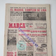Coleccionismo deportivo: DIARIO MARCA REAL MADRID CAMPEON LIGA 1963/1964 ALIRON 63/64 DI STEFANO PUSKAS GENTO. Lote 374036949