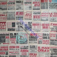 Coleccionismo deportivo: LOTE DIARIO MARCA ORGINAL 33/34 JORNADAS REAL MADRID CAMPEON LIGA 75/76 SANTILLANA 1975/1976. Lote 374242114
