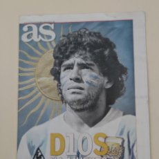 Coleccionismo deportivo: DIARIO AS. HOMENAJE FALLECIMIENTO DIEGO MARADONA. ARGENTINA FÚTBOL (2020).