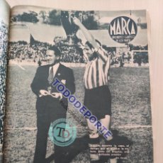 Coleccionismo deportivo: TOMO 51 SEMANARIOS MARCA 1943 Nº 7-59 ATHLETIC CLUB BILBAO CAMPEON LIGA 42/43 COPA ESPAÑA 1942/1943. Lote 374931654