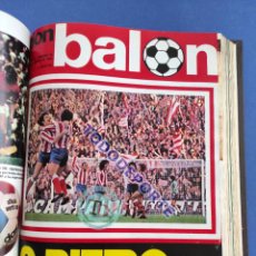 Coleccionismo deportivo: LOTE 10 REVISTA DON BALON Nº 11-12-13-14-15-16-17-18-19-20 TOMO ENCUADERNADO 1975 1976