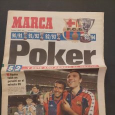 Coleccionismo deportivo: MARCA 15 MAYO 1994 - VICTORIA LIGA DE FC BARCELONA - PENALTI FALLADO DE DJUKIC - DEPORTIVO