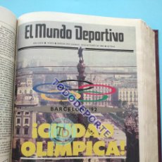 Coleccionismo deportivo: TOMO 31 DIARIO MUNDO DEPORTIVO OCTUBRE 1986 - BARÇA 86/87 RCD ESPANYOL JUEGOS OLIMPICOS BARCELONA 92. Lote 381307404