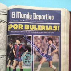 Coleccionismo deportivo: TOMO 30 DIARIO MUNDO DEPORTIVO NOVIEMBRE 1986 - BARÇA 86/87 RCD ESPANYOL ESPAÑA POSTERS MARADONA. Lote 381437209