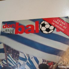 Coleccionismo deportivo: REVISTA DON BALON NUMERO 343 , 4 - 10 MAYO DE 1982 REAL SOCIEDAD CAMPEON DE LIGA