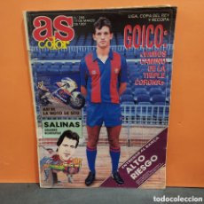 Coleccionismo deportivo: REVISTA AS COLOR NUMERO 266 DE 17 DE MARZO DE 1991...GOICO ”” VAMOS CAMINO DE LA TRIPLE CORONA ””...