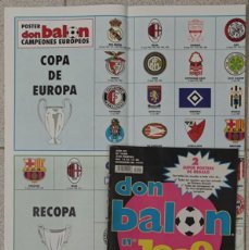 Coleccionismo deportivo: REVISTA DON BALÓN ESPECIAL N° 1000 MÁS SÚPER PÓSTER A DOBLE CARA (1994).. Lote 356629615