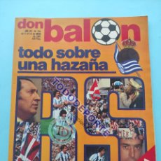 Coleccionismo deportivo: REVISTA DON BALON Nº 291 ESPECIAL REAL SOCIEDAD CAMPEON DE LIGA 80/81 - POSTER 1980/1981 ARCONADA. Lote 387379704