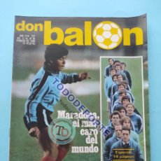 Coleccionismo deportivo: REVISTA DON BALON Nº 227 1980 ESPECIAL REAL SOCIEDAD LIGA 79/80 POSTER JUGADORES - MARADONA