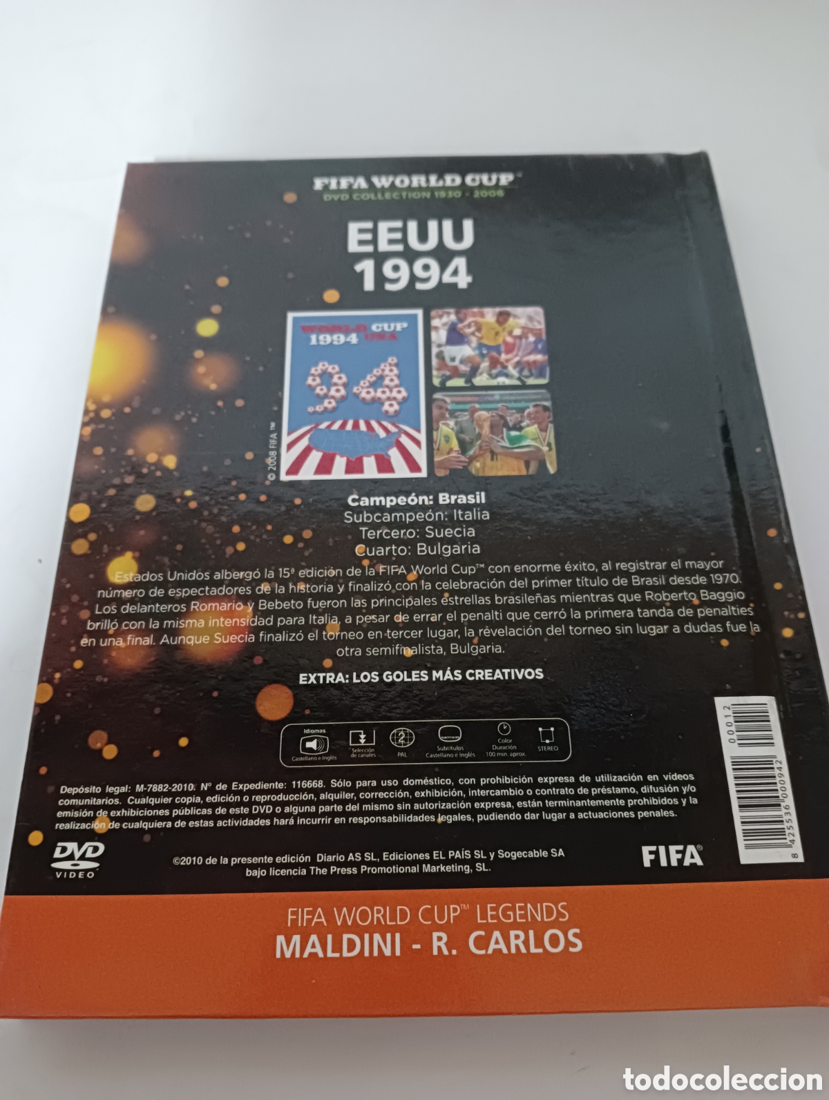 Coleccionismo deportivo: DVD libro mundial EEUU 1994 - Foto 2