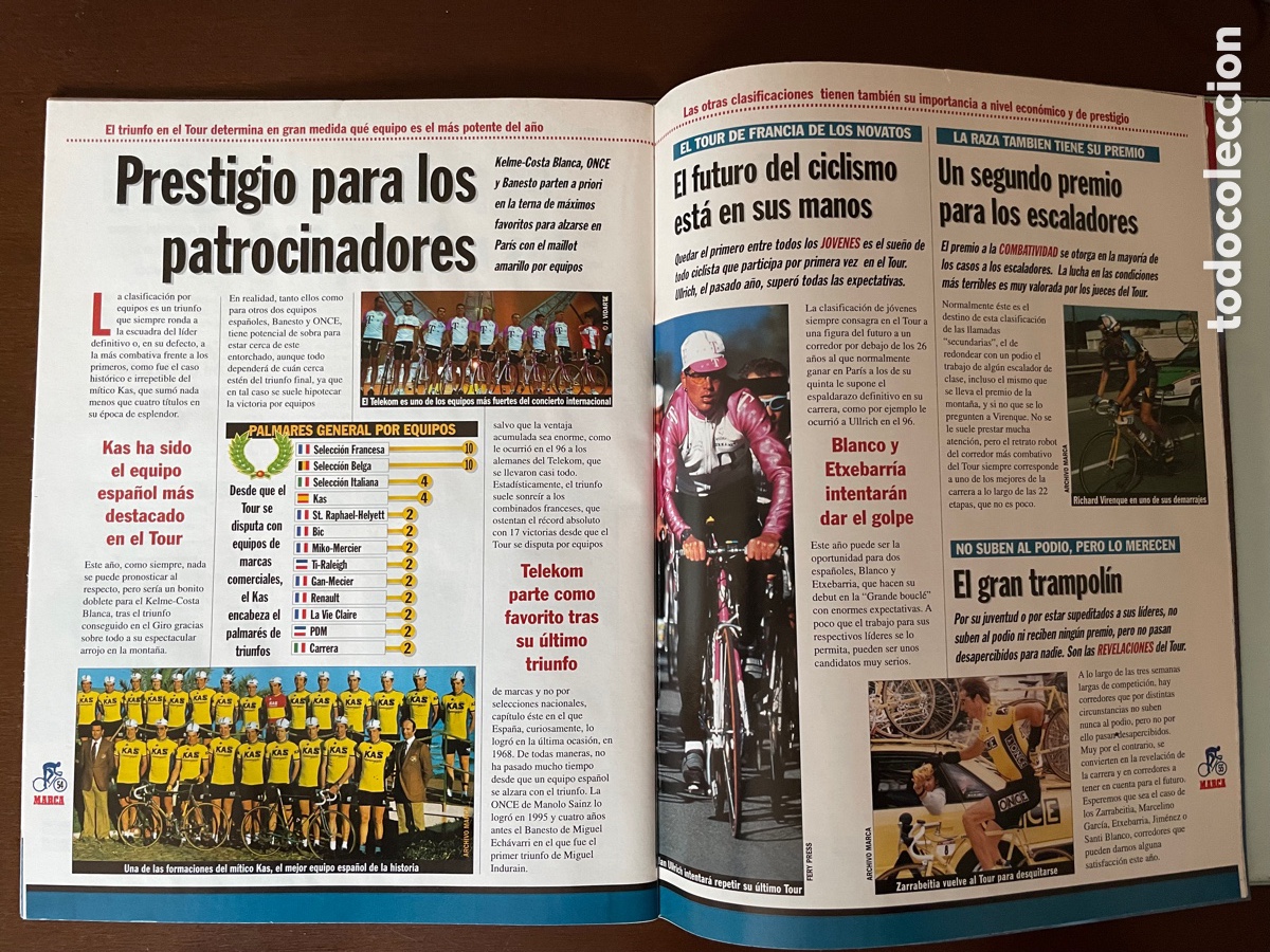 Coleccionismo deportivo: Gu&iacute;a Marca Tour 97 - Foto 4