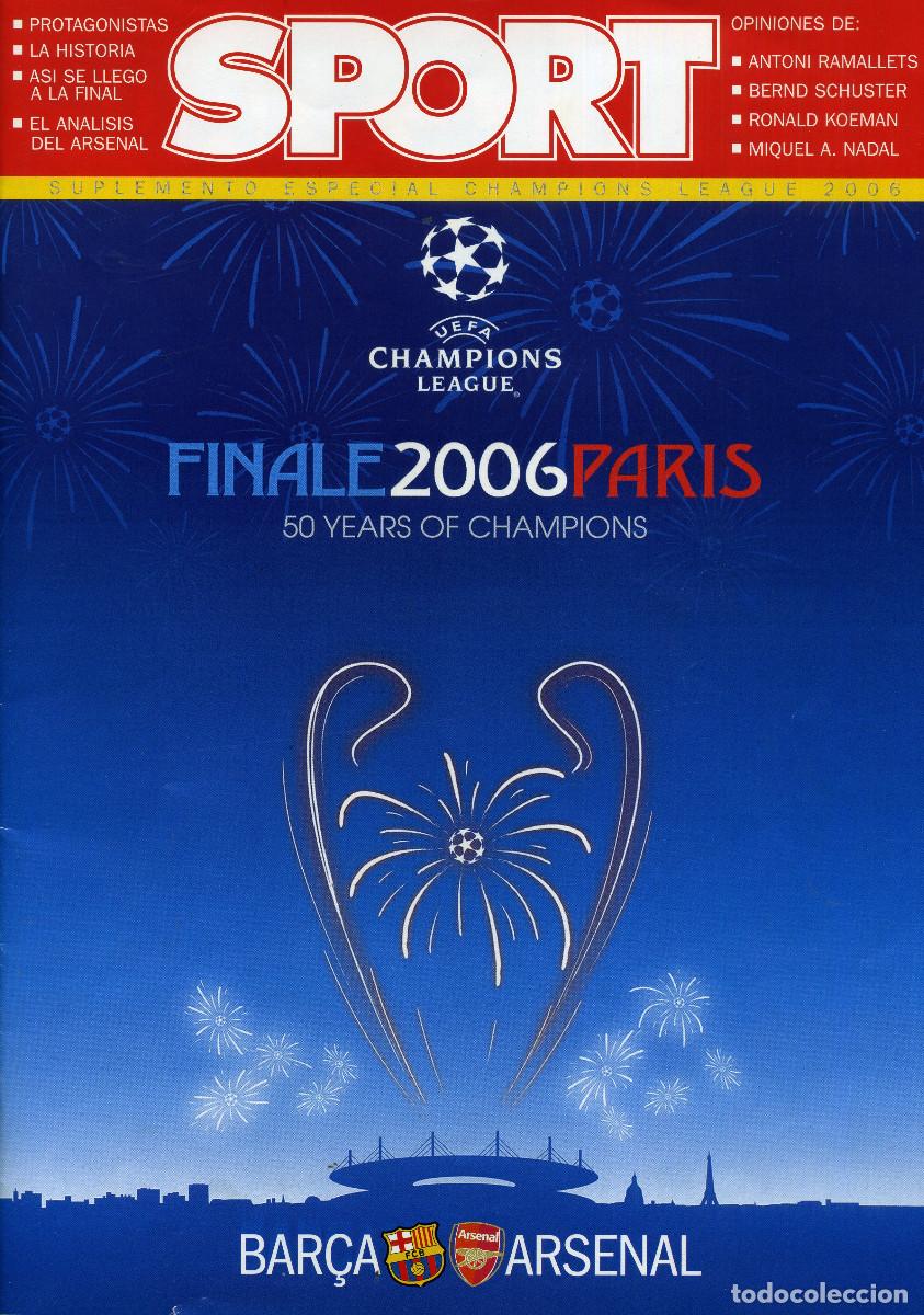Coleccionismo deportivo: FC BARCELONA - 2006 FINAL DE PARIS - Foto 1